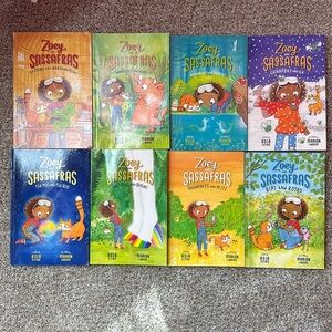 8 Zoey & Sassafras Paperback Books, Age 6-10